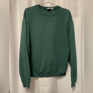 Hunter green American Apparel crewneck sweatshirt